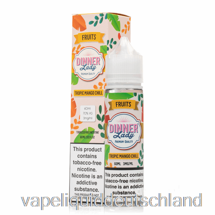 Tropical Mango Chill – Vape Dinner Lady – 60 Ml, 3 Mg Vape-Flüssigkeit